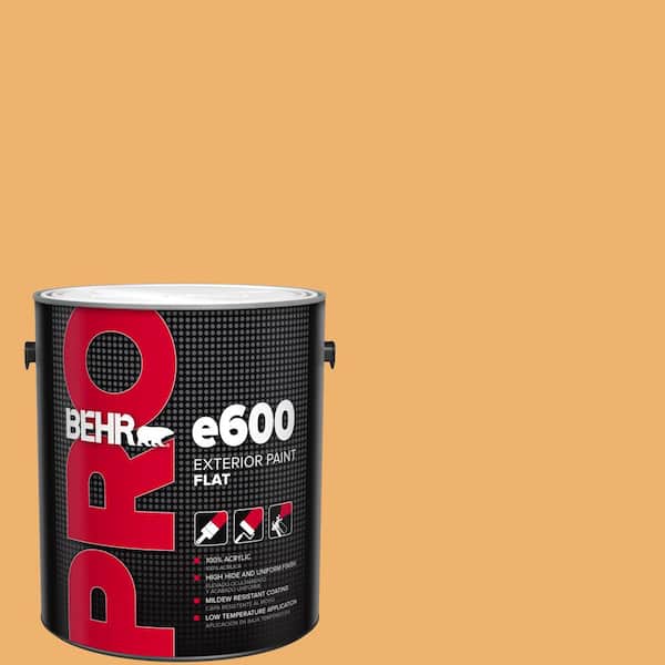 BEHR PRO 1 gal. #PPU6-03 Sunburst Flat Exterior Paint