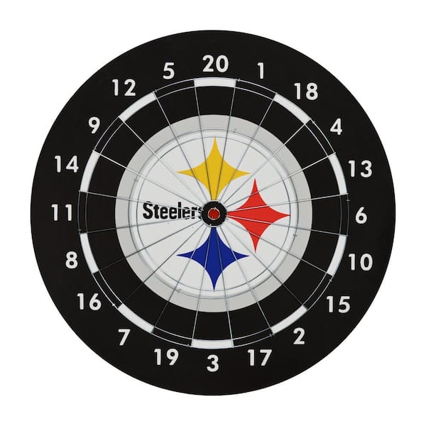 Pittsburgh Steelers Dart Board with Darts