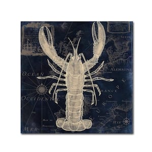 35 in. x 35 in. "Maritime Blues II" by Color Bakery Printed Canvas Wall Art