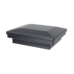 Transcend 4 in. x 4 in. Gravel Path Composite Post Cap - Grey