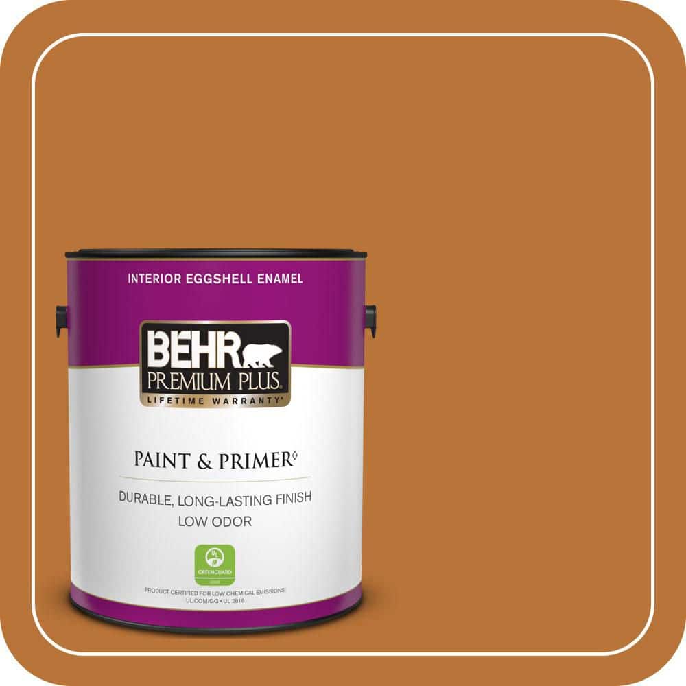1 gal. #S-H-280 Acorn Spice Eggshell Enamel Low Odor Interior Paint & Primer product image for price tracking