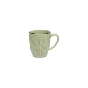 RYO 14.20 oz. Green Porcelain Mugs (Set of 6)
