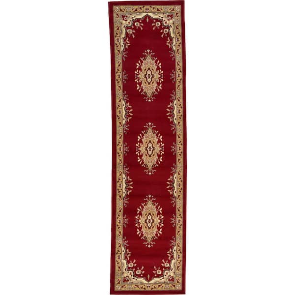 Unique Loom Voyage Reddington Red 2' 7 x 10' 0 Runner Rug