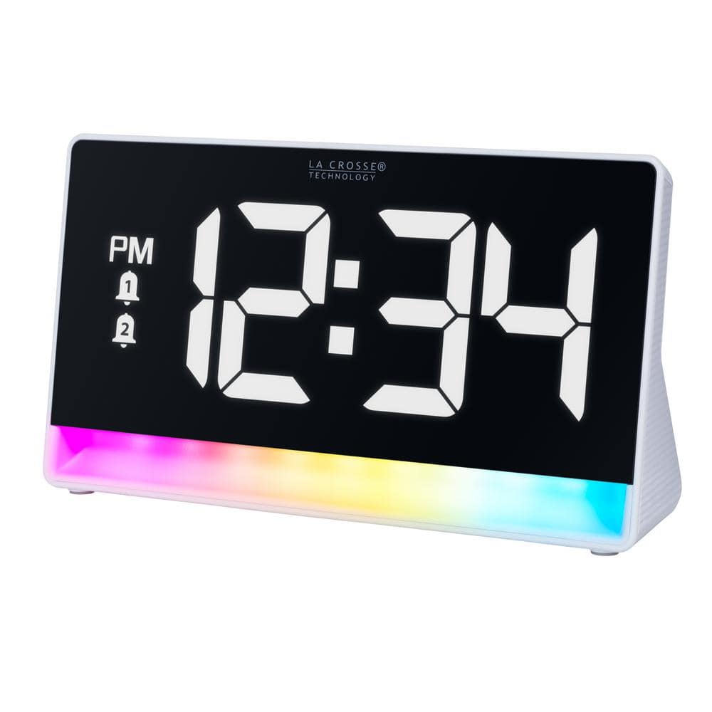 La Crosse Technology Color Changing Alarm Clock with Color
