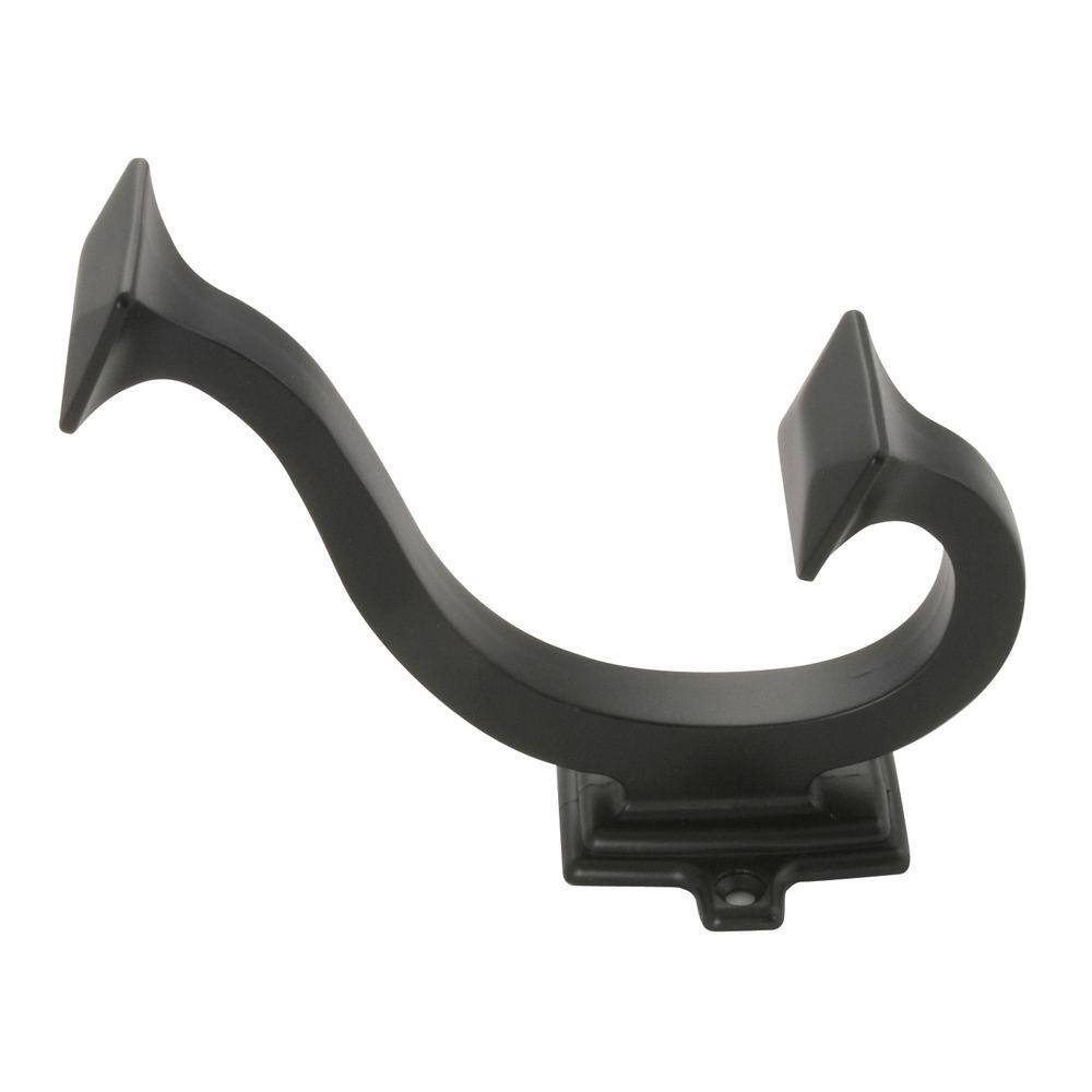 Hickory Hardware Bungalow Oil-Rubbed Bronze Hook P2155-10B - The Home Depot