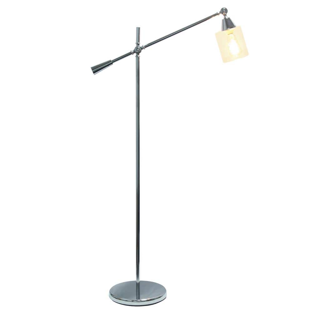 Edison 56'' Adjustable Black Industrial Floor Lamp