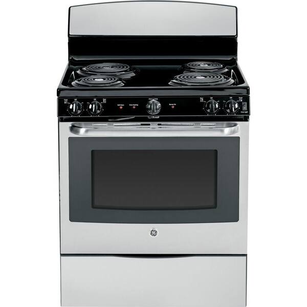 GE 5.0 cu. ft. Electric Range with Self-Cleaning Oven in Stainless Steel