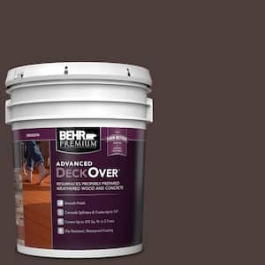 5 gal. #SC-103 Coffee Smooth Solid Color Exterior Wood and Concrete Coating