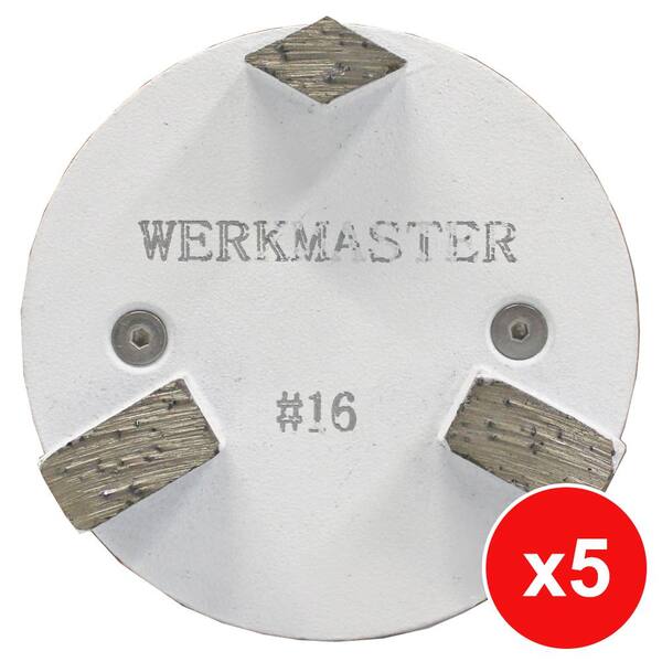 WerkMaster Scarab Glue/Mastic/Cure and Seal Removal Tooling Package for Medium Concrete