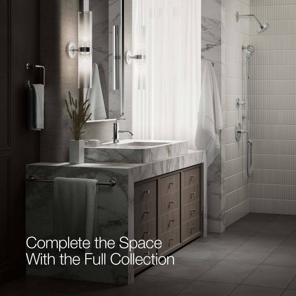 Polished Chrome Single-Handle Bathroom Sink Faucet