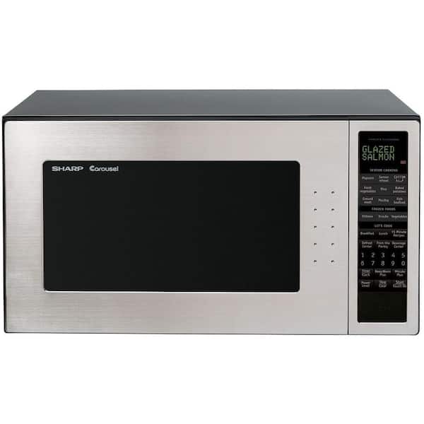 Sharp 2.0 cu. ft. Countertop Microwave in Stainless Steel with Sensor Cooking