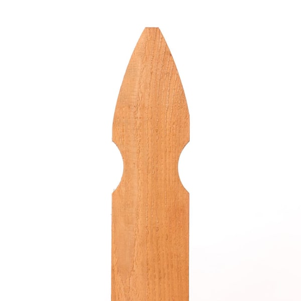 ProWood 1 in. x 4 in. x 3-1/2 ft. Cedar French Gothic Fence Picket