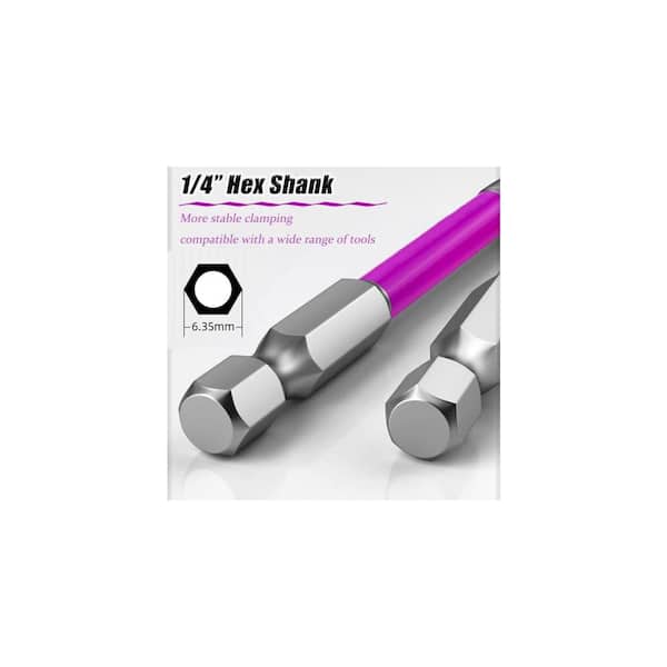 Yichuhaoxi Magnetic PH2 Slotted Phillips Screwdriver Set 1/4