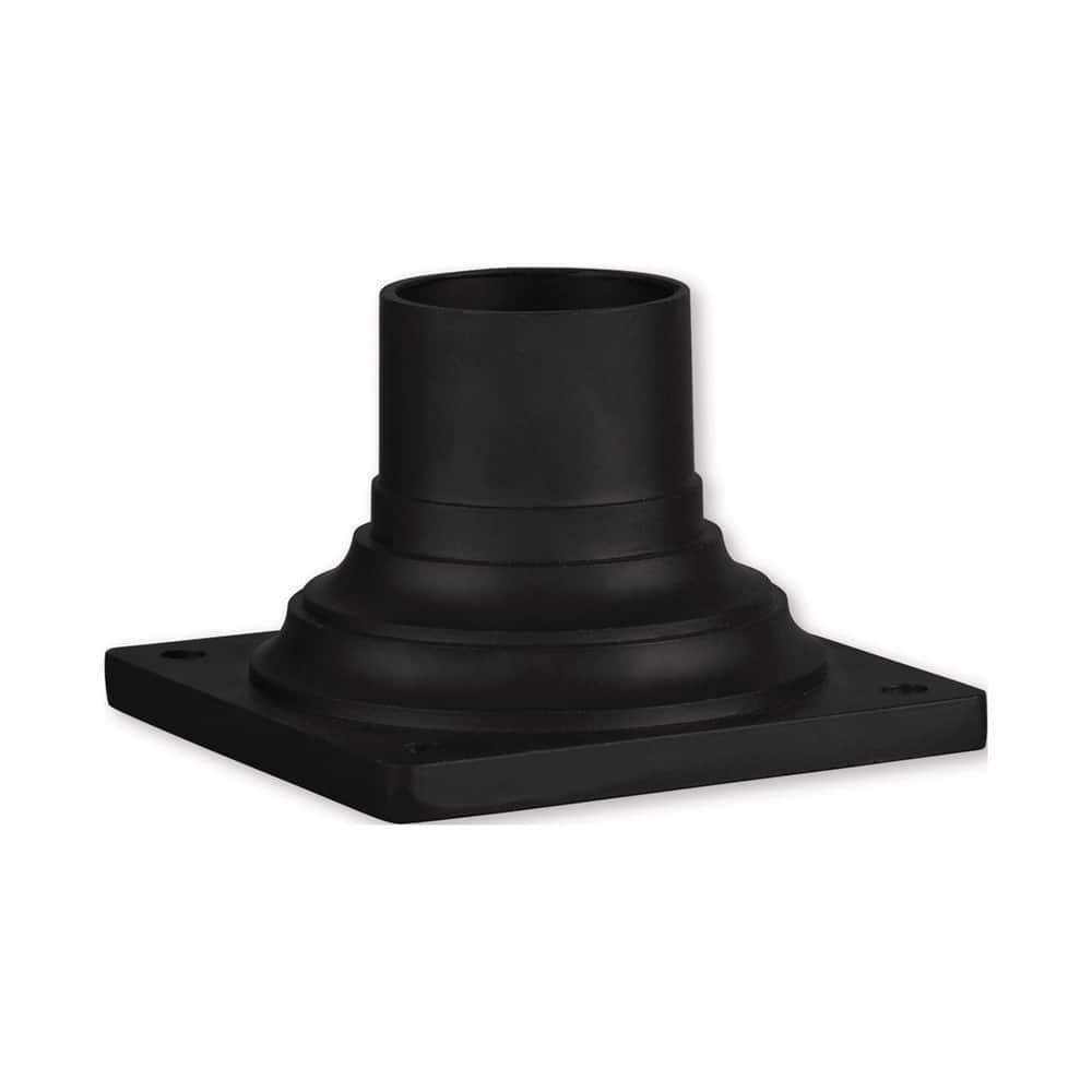 AVIANCE LIGHTING Sunbury Textured Black Cast Aluminum Outdoor Pier ...