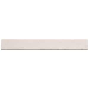 Vanilla Warm White 1.5 in. x 12 in. Polished Marble Pencil Floor and Wall Tile (0.13 Sq. Ft. / Each)