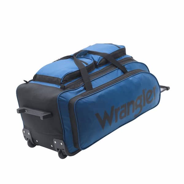 Wrangler 30 in. Multi-Pocket Rolling Upright Duffel Bag with Blade Wheels  WR-A4830-201 - The Home Depot