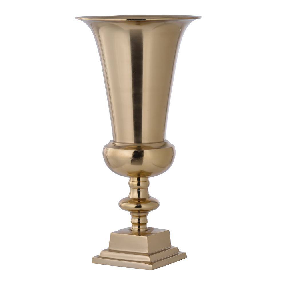 A & B Home Gold Aluminum Vase AV39602