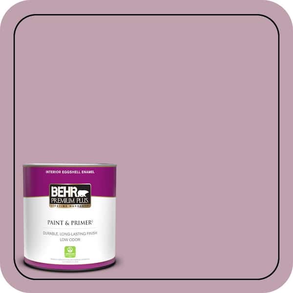BEHR PREMIUM PLUS 1 qt. #S120-4 Decanting Eggshell Enamel Low Odor Interior Paint & Primer