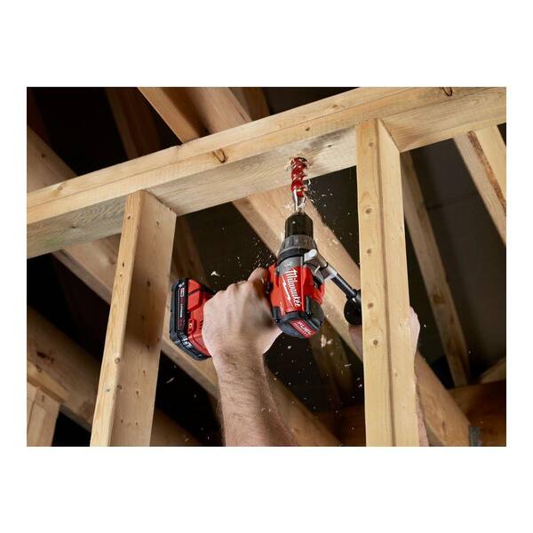 Milwaukee - M18 FUEL 18-Volt Lithium-Ion Brushless 1/2 in. Hammer Drill/Driver Compact Battery Kit