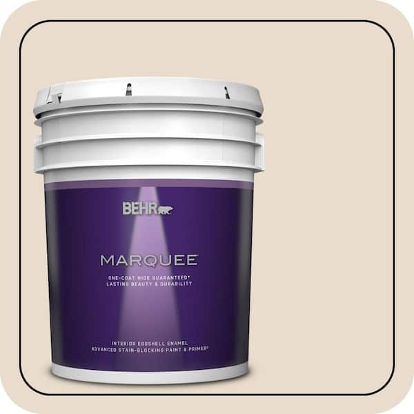 BEHR MARQUEE 5 gal. Home Decorators Collection #HDC-SP16-01 Chiffon Eggshell Enamel Interior Paint & Primer