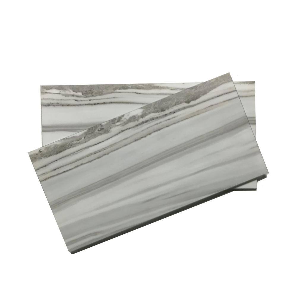 French Country Style White and Gray Subway 6 in. x 12 in. Wood Look Glass Wall Tile (1 sq. ft./Case) price history on PriceWatchPro