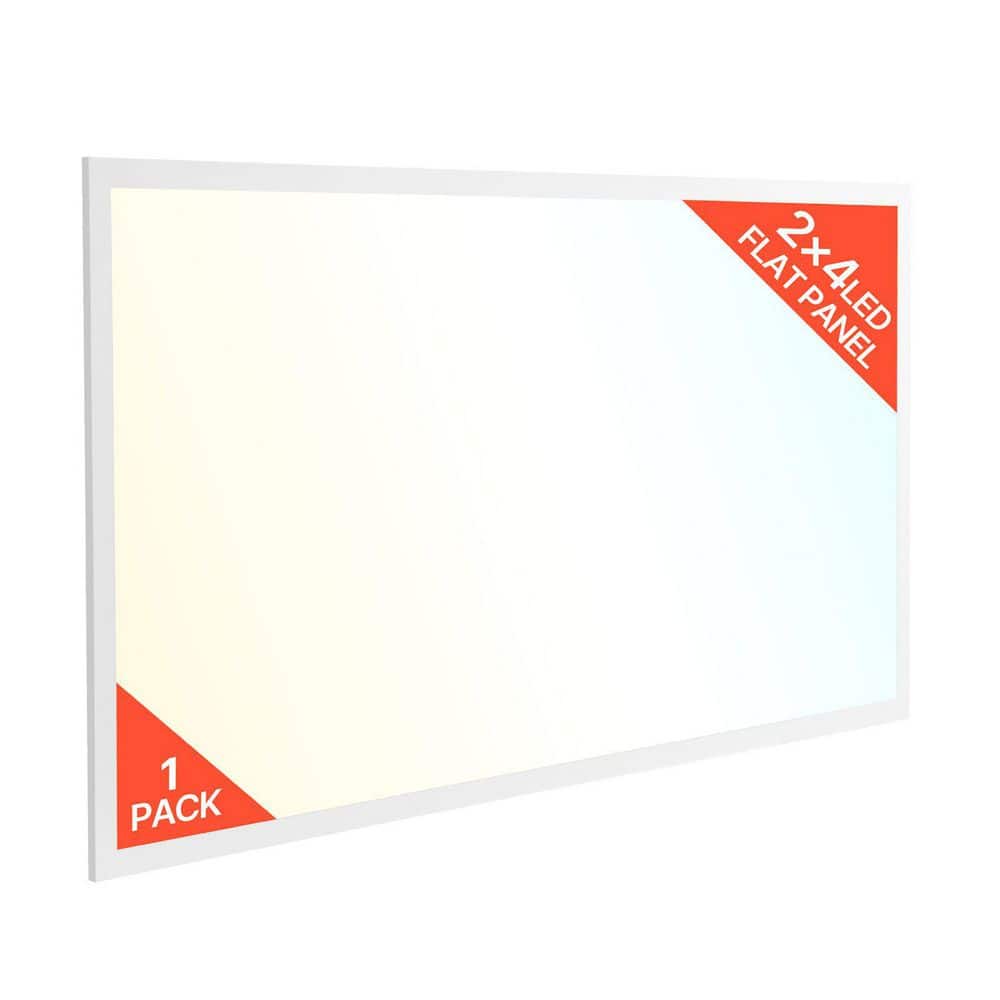2 ft. x 4 ft. Integrated LED Flat Panel Light 7800 Lumens 3 CCT Selectable 0-10V Dimmable Drop Ceiling price history on PriceWatchPro