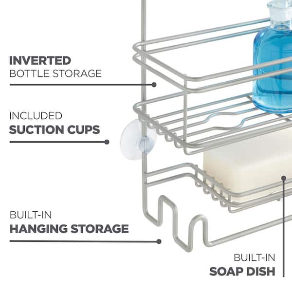 Home Space Saving Product Wall Mount Double Layer Vacuum Suction Cup Bathroom  Dish Soap Holder for Shower - China Soap Dish, Bathroom Accessories