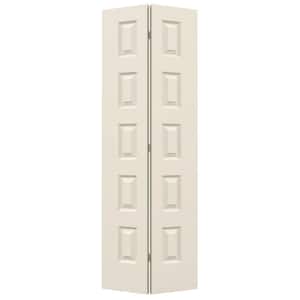 30 in. x 80 in. Rockport Primed Smooth Molded Composite Closet Bi-Fold Door