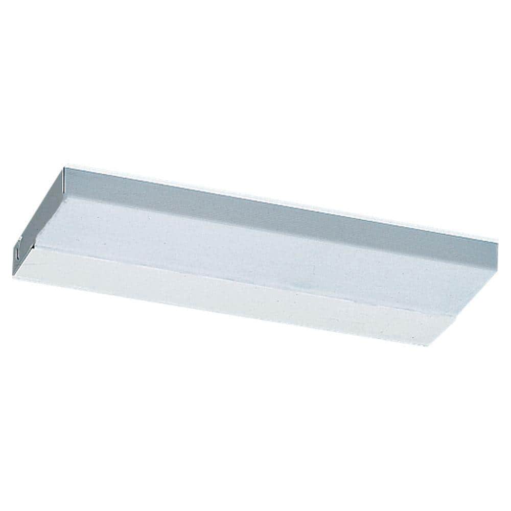 White Fluorescent Bathroom Vanity Light with Acrylic Diffuser