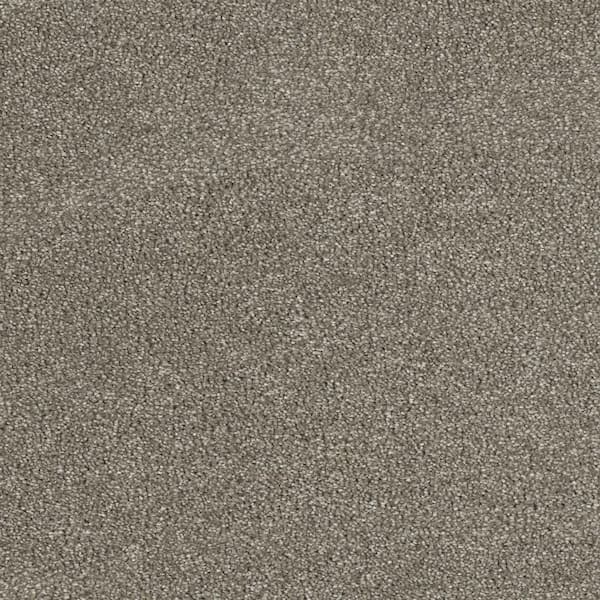 Home Decorators Collection Moonlight  - Afterglow - Gray 32 oz. SD Polyester Texture Installed Carpet