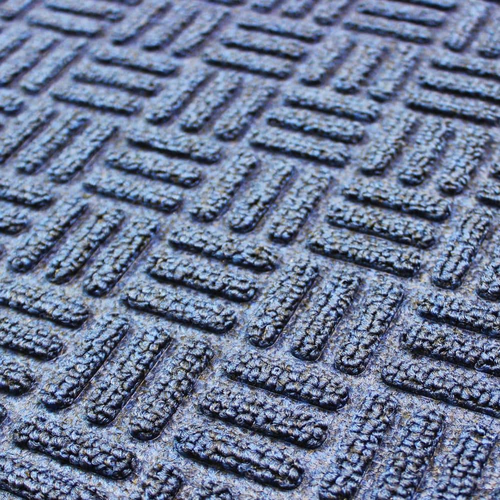 Blue Heavy Duty Rubber Outdoor Door Mat 32" x 48"