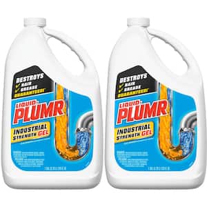 128 oz. Industrial Strength Gel Drain Cleaner and Drain Unclogger (2-Pack)