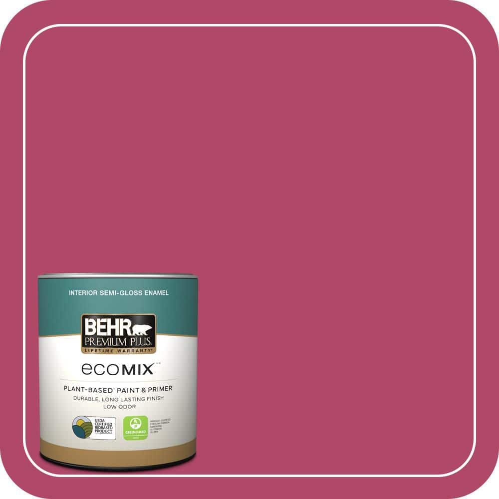 1 qt. Home Decorators #HDC-SM16-04 Bing Cherry Pie Semi-Gloss Enamel EcoMix Plant-Based Interior Paint & Primer price history on PriceWatchPro