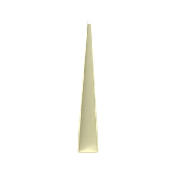 Barrette Outdoor Living 1.02 in. x 1.379 in. x 59.5 in. Vinyl Fence Sand U-Channel
