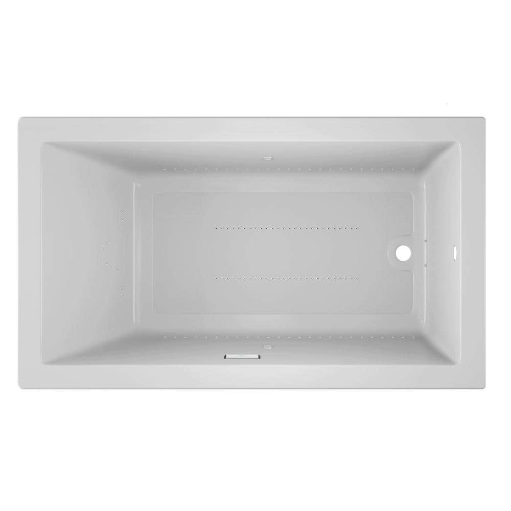 JACUZZI Solna Pure Air 72 in. x 42 in. Rectangular Air Bath Bathtub ...