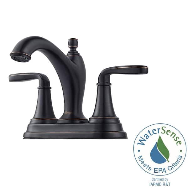 Pfister Northcott 4 in. Centerset 2-Handle Bathroom Faucet in Tuscan Bronze