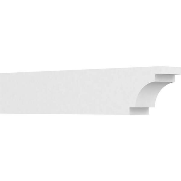 Ekena Millwork 4 in. x 6 in. x 30 in. Mediterranean PVC Rafter Tail Brace