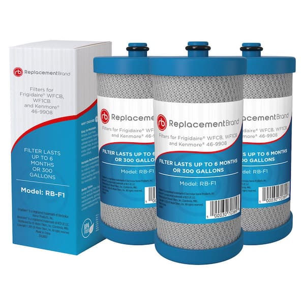 WFCB/WF1CB Comparable Refrigerator Water Filter (3-Pack)
