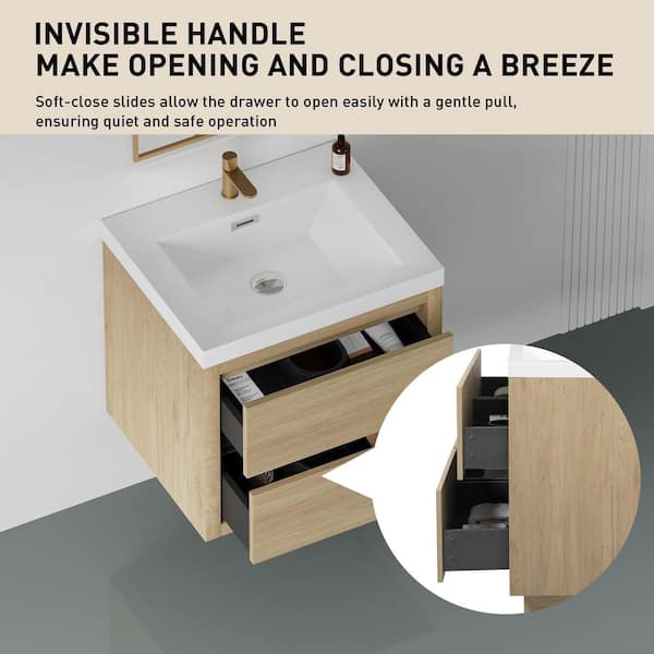 BuonappetitoCristaseya×LILLYDELSALONETEE Amazon.com: YITAHOME 24 Inch Bathroom Vanity with Vacuum