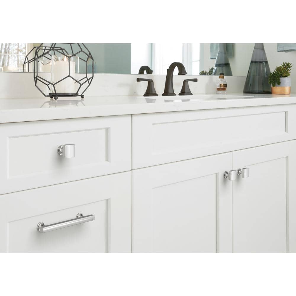Polished Chrome 5-1/16 inch Modern Cabinet Pull