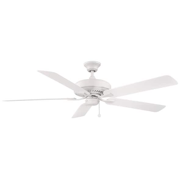 Edgewood 60 60 in. Indoor/Outdoor Matte White Ceiling Fan
