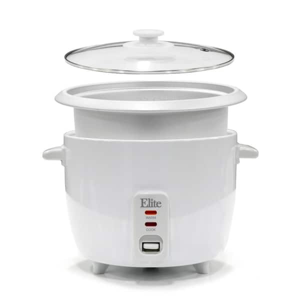 Elite gourmet 3 cup rice cooker With Steamer - Lil Dusty Online