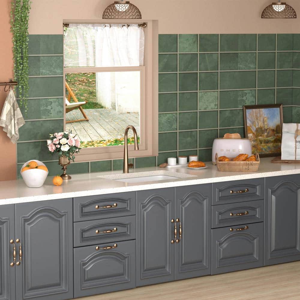 24" White Fireclay Drop-In Farmhouse Kitchen Sink
