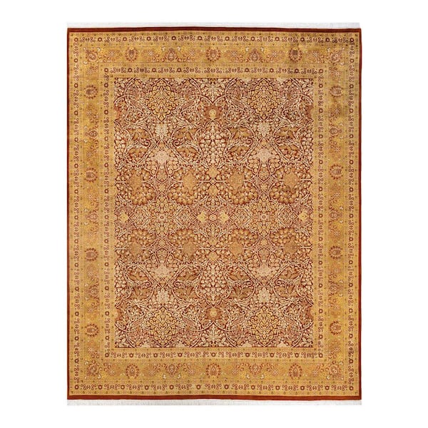 Solo Rugs Mogul One-of-a-Kind Traditional Orange 8 ft. 2 in. x 10 ft. 2 in. Oriental Area Rug
