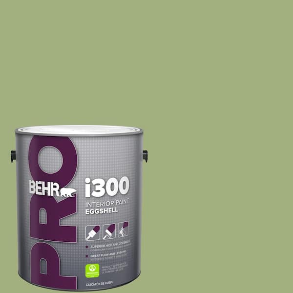 BEHR PRO 1 gal. #M360-5 Fresh Guacamole Eggshell Interior Paint