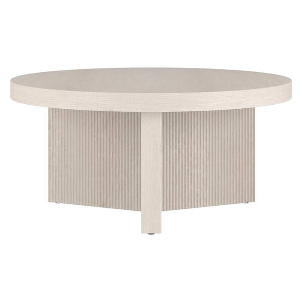 【専用】MIDDLE TABLE | CIRCLE TOP110 | ALDER Meyer&Cross Holm 32 in. Alder White Round MDF Top Coffee