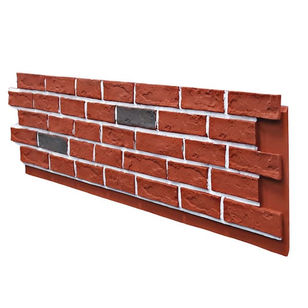 1 in. x 4 ft. x 1 ft. Cultural Brick Polyurethane Decorative Wall Paneling (6-Pack)