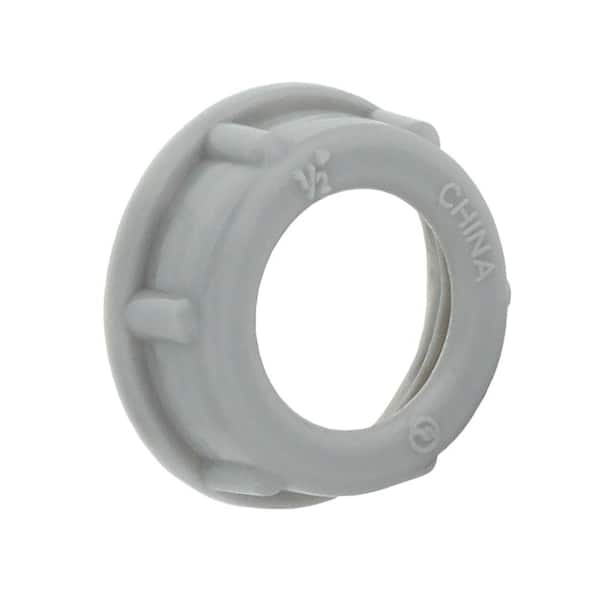 Commercial Electric 1/2 in. Rigid Metal Conduit (RMC) Plastic Insulating Bushing (4-Pack)