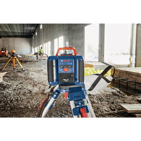 Bosch - REVOLVE 2,000 ft. Horizontal/Vertical Rotary Laser Self Leveling Complete Kit with Manual Dual Slope