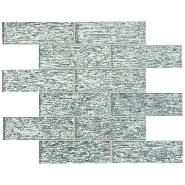 MSI Chilcott Bright Subway 12 in. x 15 in. x 0.31 in. Glass Mesh-Mounted Mosaic Wall Tile (0.97 sq. ft./Each)